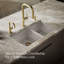 Riverby 33" Enameled Cast Iron Undermount Double Basin Kitchen Sink-104241809