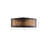 Luyster 3-Light Dimmable Metal Drum Flush Mount