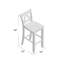 Tabouret de bar 30 po Kirchner