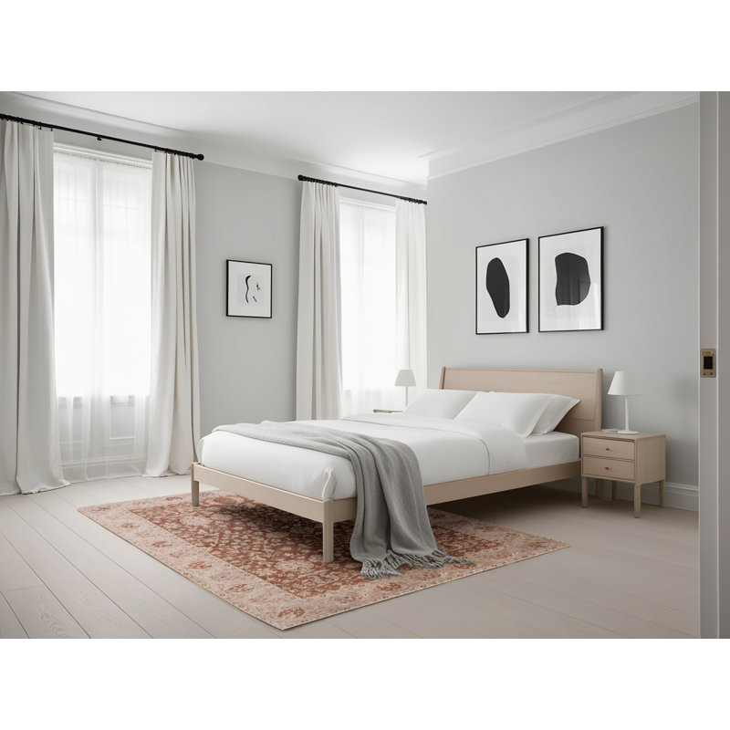 Tapis oriental brun Sutere, Rectangle 5 pi x 7 pi