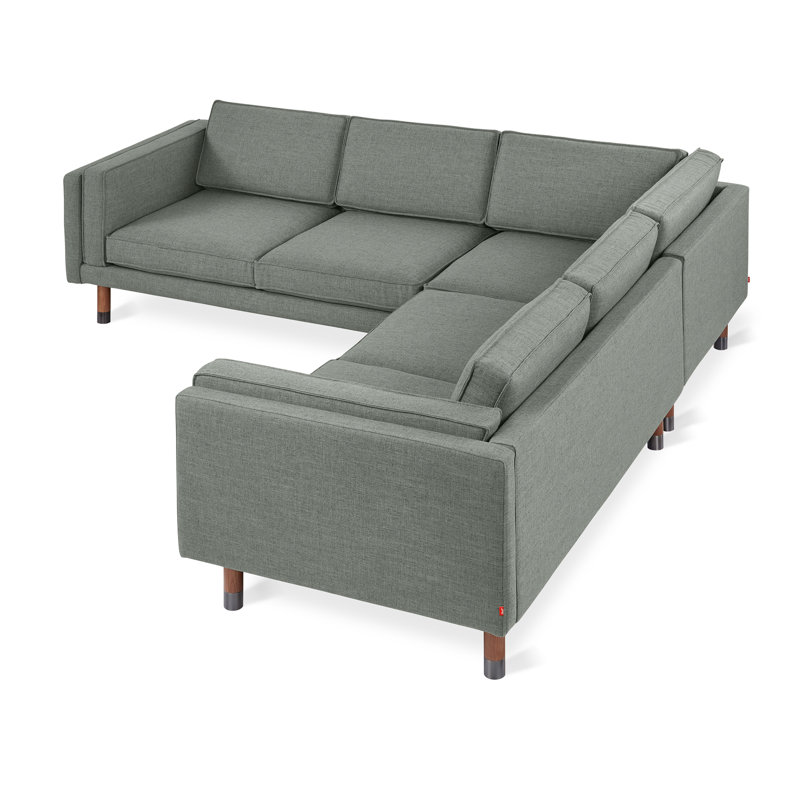 Augusta Bi-Sectional, Caledon Cinder Polyester Blend