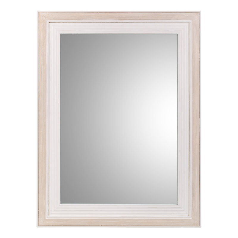 McBain Wood Flat Wall Mirror