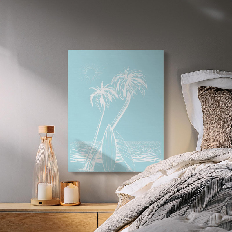 1 Piece Wrapped Canvas Wall Art Set, 15x30