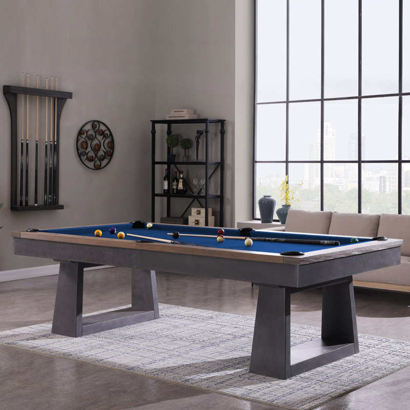 Table de billard en ardoise 8 pi HESTON, Bleu royal