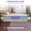 Matelas pour très grand lit de 10 po, mousse à mémoire de forme hybride ferme avec matelas à ressorts ensachés dans une boîte-2146445712-2142009737