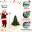 Arbre de Noël de 7 pi, 2257 pe réaliste, base large au design large, structure à charnières pour une décoration rapide, stabilité du support en métal, 34,1 lb, arbre de 7 pi, pointes, mixte, superbes présentoirs, branches sans effort