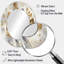 Parminder Gold and Silver Impressions of Bohemian Energy - miroir mural décoratif en plumes de Boho, grand miroir traditionnel, art imprimé en métal-1375672280-1375672281