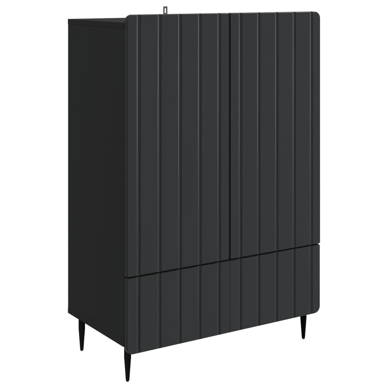 66cm Sideboard, Black