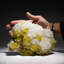 Yellow Fluorite With Quartz From Moscona Mine, Villabona District, Asturias, Spain