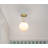 Andren Flush Light 1 Light Semi Flush Mount Ceiling Light, Globe Ceiling Light-1115016047