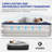 Blue & White Air Mattress With Built-In Pump Comfort Blow Up Mattress-1854429361
