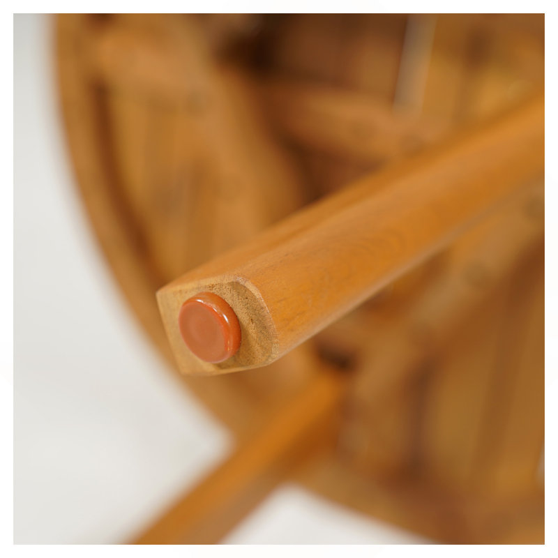 Table d'appoint ronde en acacia