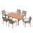 Rectangular 6 - Person 65'' L Outdoor Dining Set