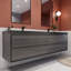 Meuble-lavabo double l 83,46 po x P 20 po x H 25 po Vickye-384422122