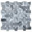 12 in. x 12 in. Pinwheel Marble Tile-79872546