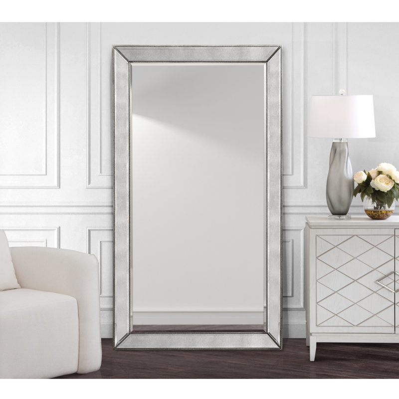 Firth 79" Beaded Floor Mirror