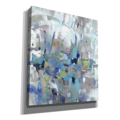 «Edgy Blues I» par Tim O'toole, art mural sur toile