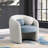 Acadia Cream Boucle Fabric Accent Chair-78550207