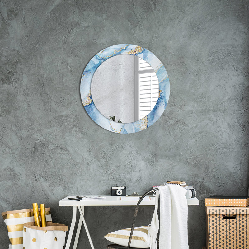 Huldar Glass Flat Wall Mirror