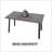 55.12-70.87" Expandable Rectangular Dining Table That Can Accommodate 4-6 People, Equipped With 4 PU Fabric Thick Padded Dining Chairs , Kitchen Table And Chairs, With Black Metal Legs