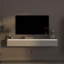 Floating TV Stand, Wall Mounted TV Shelf with Led Lights & Power Outlet,Cabinet for tv Stands for Living Room