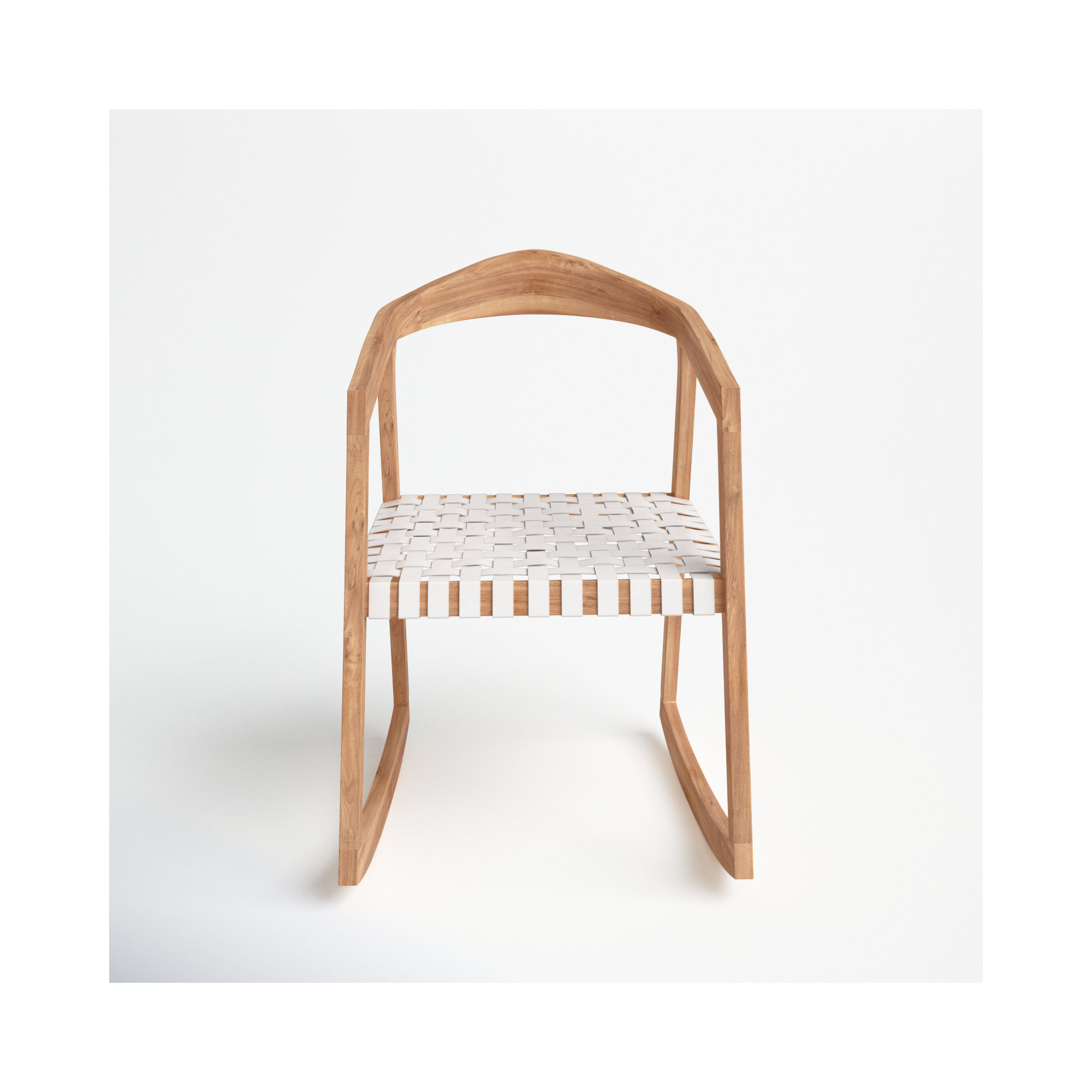 Crawford Rocking Chair, Light Brown