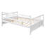 Lit de jour pleine grandeur avec pieds de support, blanc-714897109