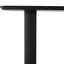 Spacieuse table de salle à manger 67 * 35,4 pouces en bois aggloméré noir à grain de bois avec 8 chaises rembourrées en polyuréthane gris clair, parfaite pour un décor moderne et luxueux.-536783791