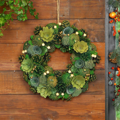 Handcrafted Preserved 35cm Wreath