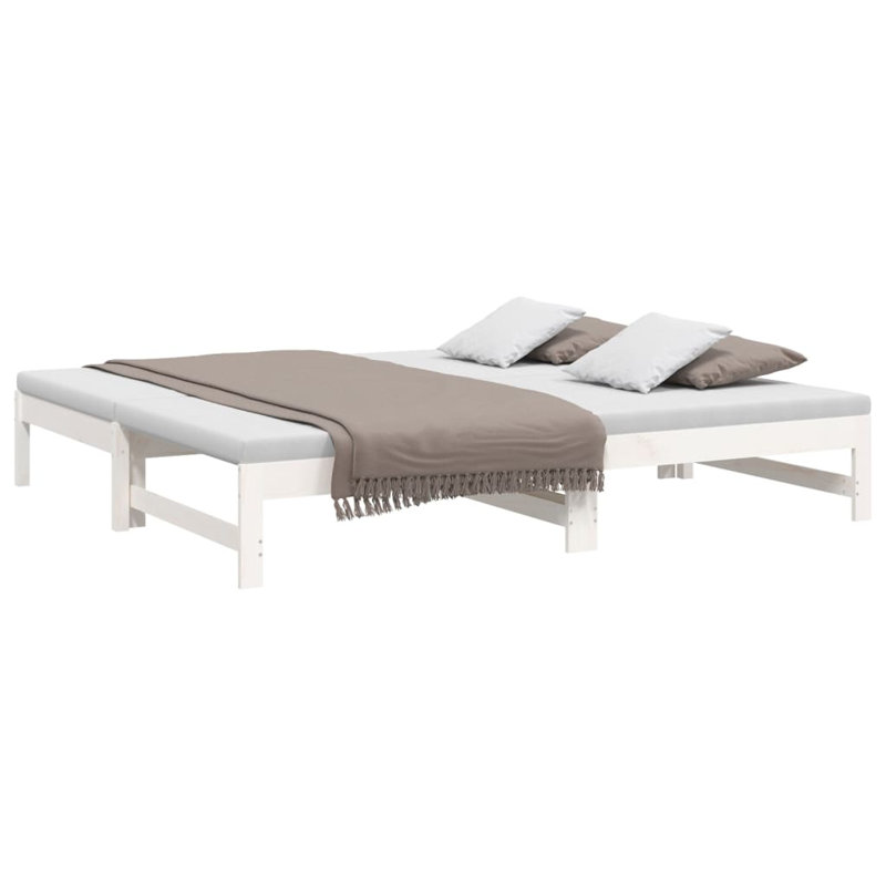 Solid Wood Daybed, White, Single (3')
