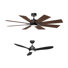Ventilateur de plafond 52" et ventilateur de plafond 72".