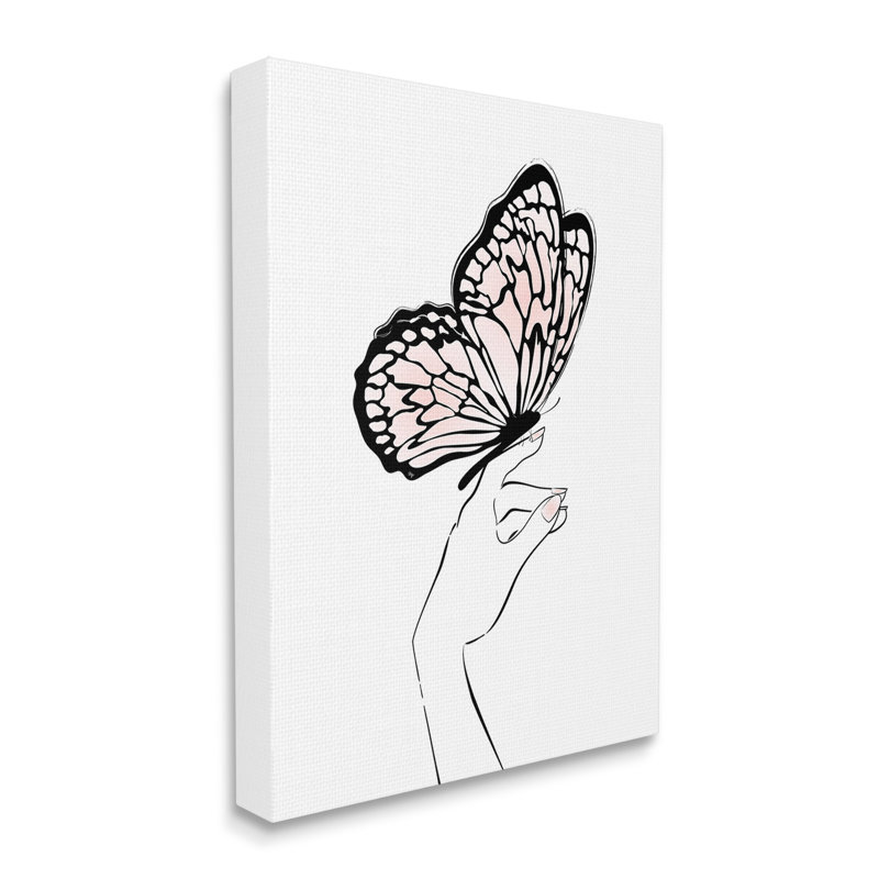 «Minimal Hand & Butterfly» par Martina Pavlova, H 40 po x l 30 po
