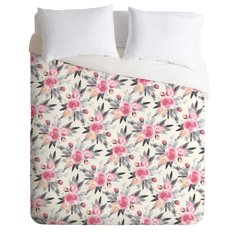 Housse de couette Snow Rose, Housse de couette pour grand lit