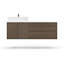 Gilded Single Left Bath Floating Vanity-906751958-906751966