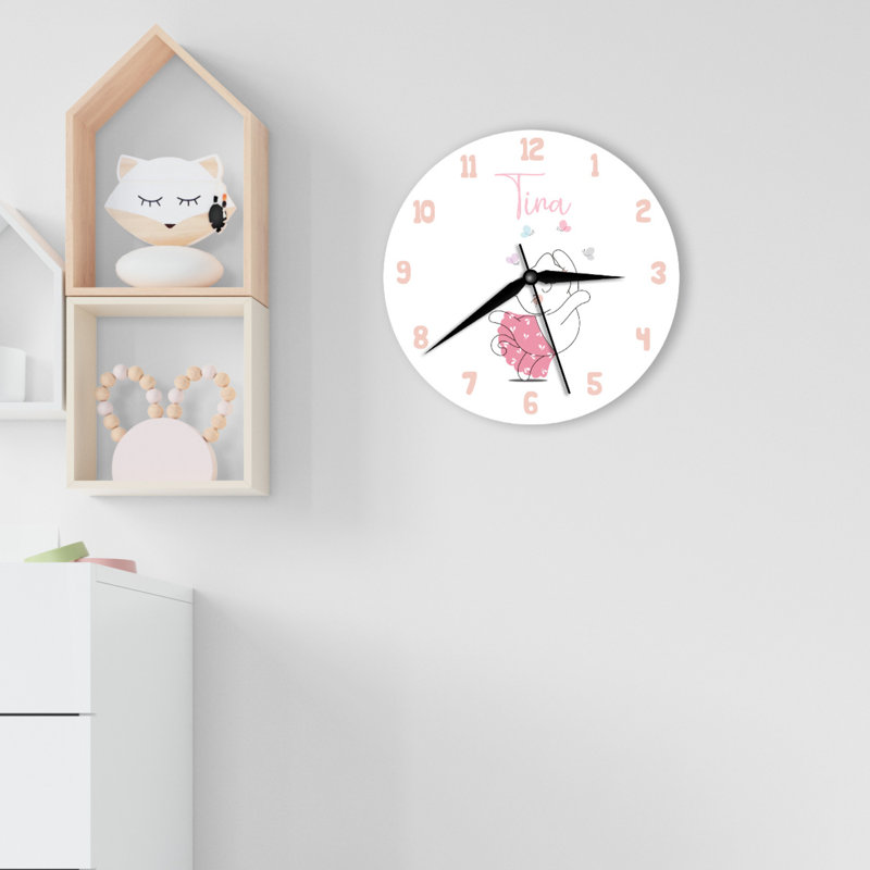 Wood Wall Clock, Yes