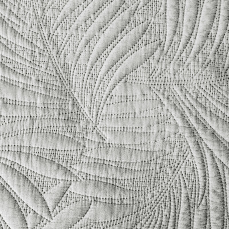 Rhoden Floral Bedspread, Silver, W220 x L240cm