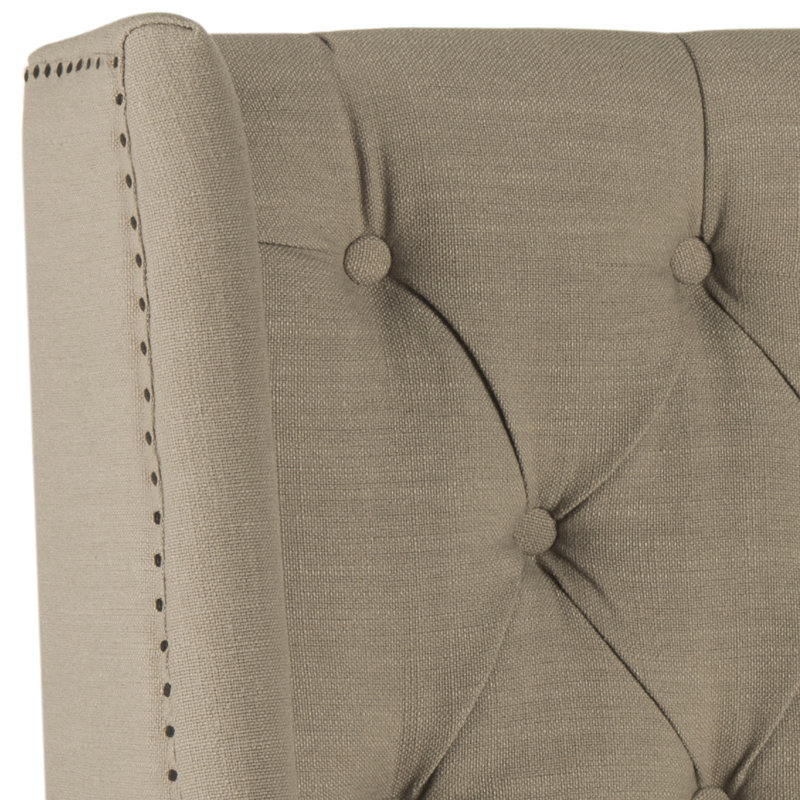Bertlinde Upholstered Headboard, Twin, Cotton Taupe