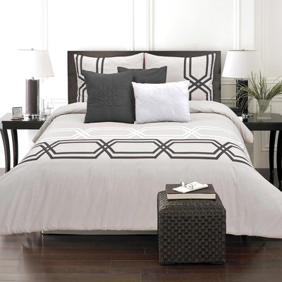 Diamond Cotton Solid Colour Comforter Set
