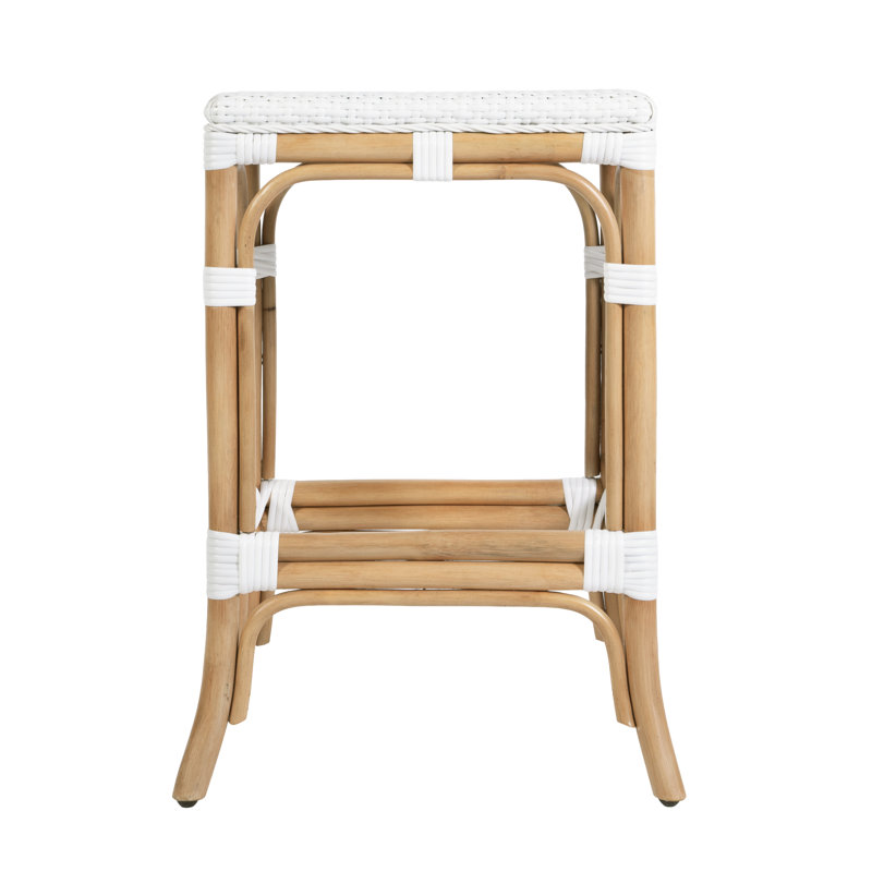 Tabouret de comptoir Laguna, 24.5, Blanc