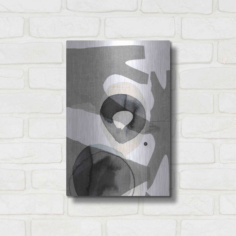 «Ivy Bronx» «Paper 1» par Design Fabrikken, art mural en métal, H 16 po x l 12 po