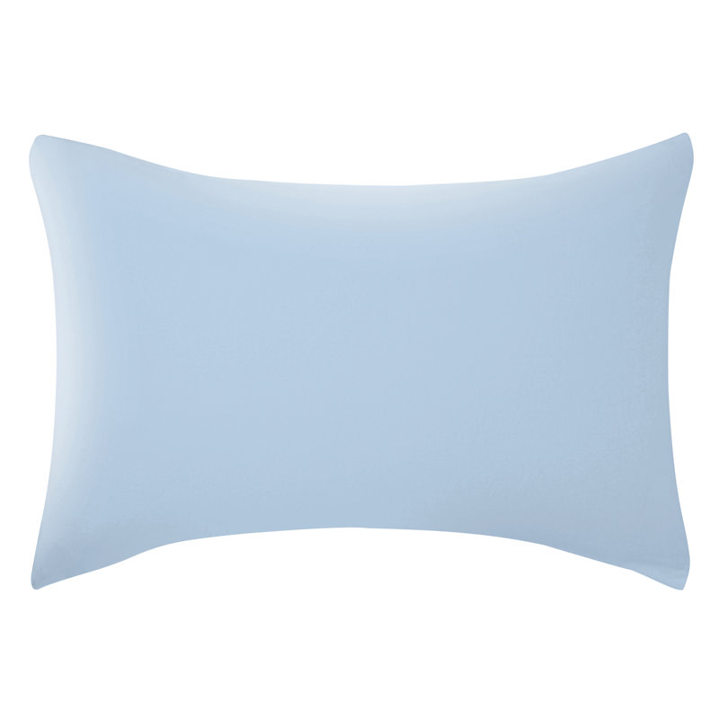 100% Brushed Cotton Housewife Pilloecase, Chambray Blue