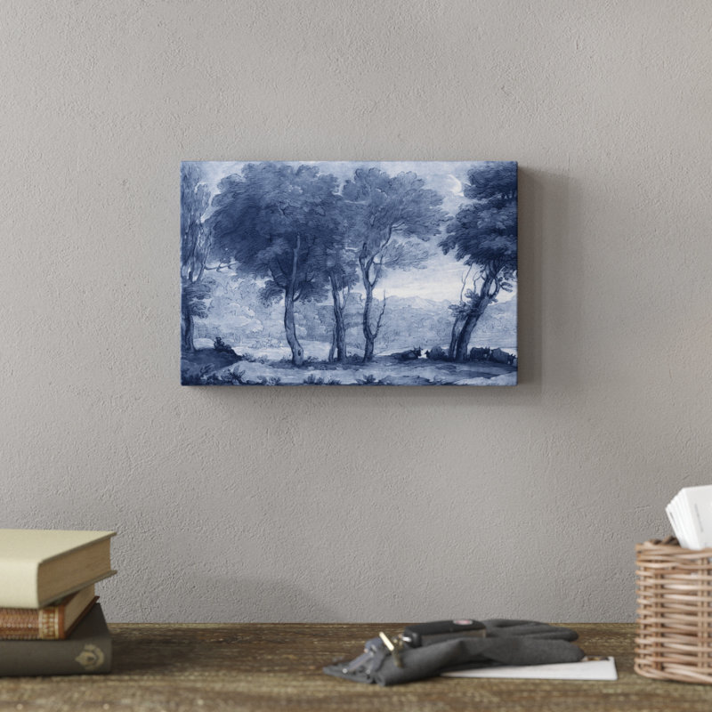 Pastoral Toile I by Claude Lorrain - Painting Print, Wrapped Canvas, 20cm H x 30cm W