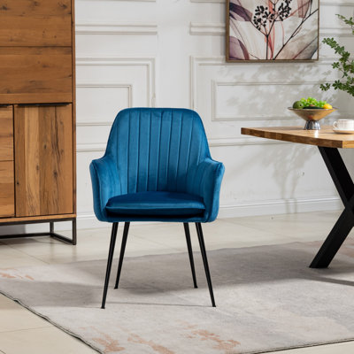 Anoek 47cm H Velvet Upholstered Dining Chair