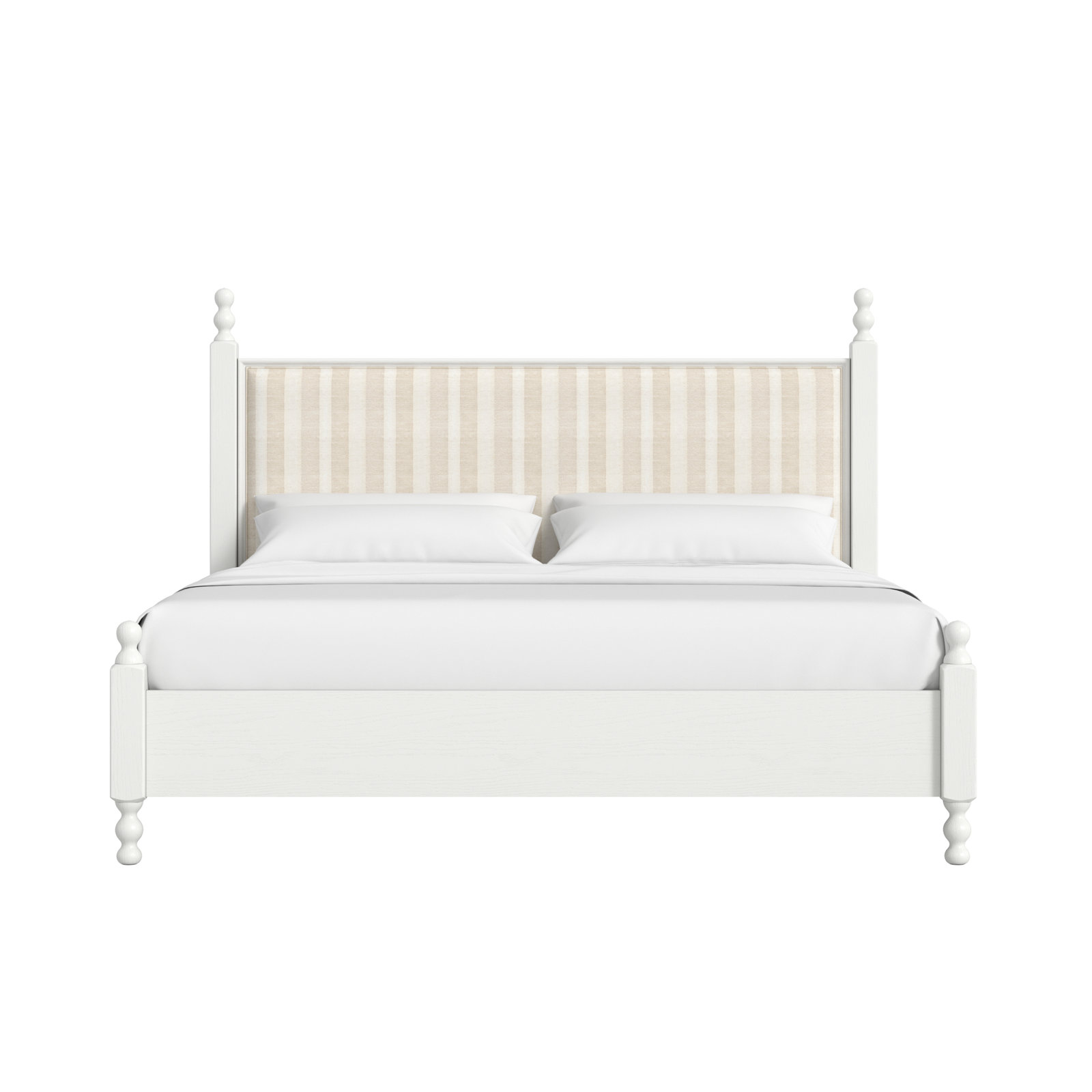 Haven Uph Finial Bed, King