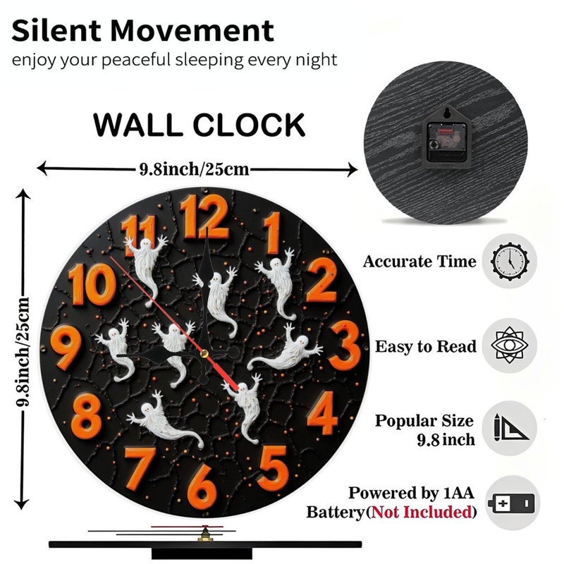 Horloge d'Halloween