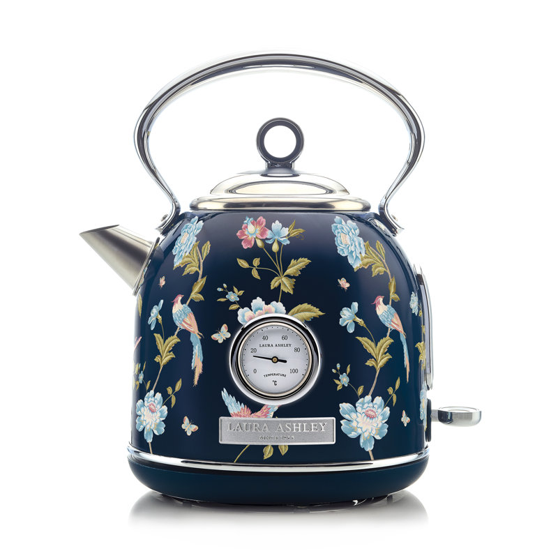 Bouilloire à dôme 1,7 litre VQ Laura Ashley, Marine
