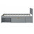 Platform Bed With Drawer And Two Shelves-784728719-784728704