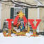 Joy Nativity Yard Lawn Art