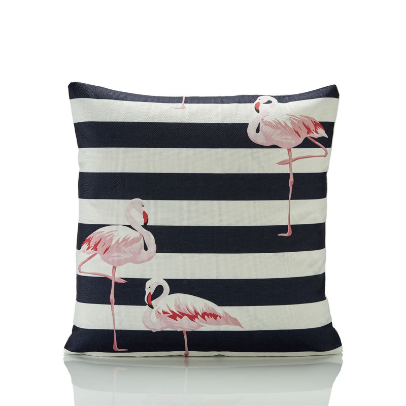 Gibsonburg Striped Square Cushion Cover