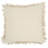 Fringed Cotton Throw Pillow